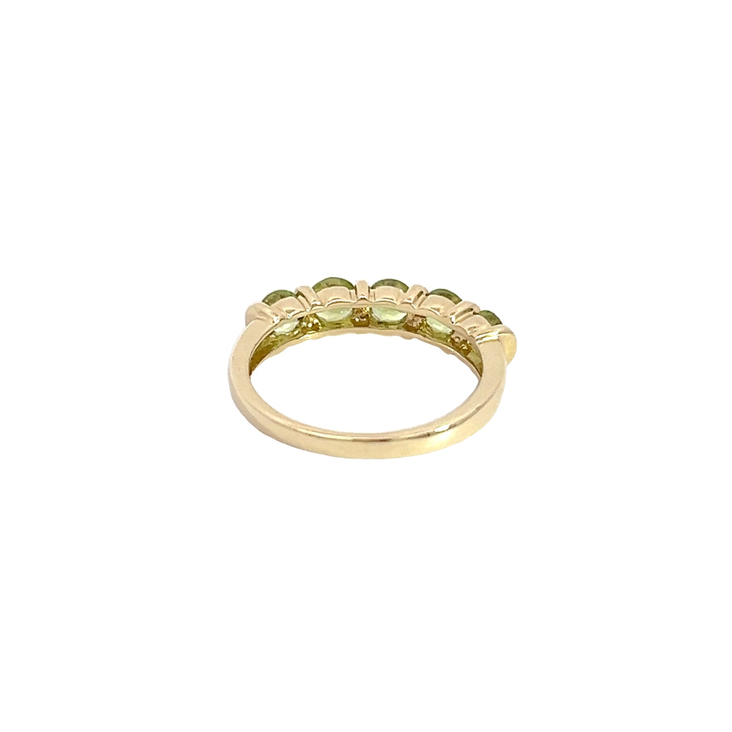 14K Peridot Stackable Ring