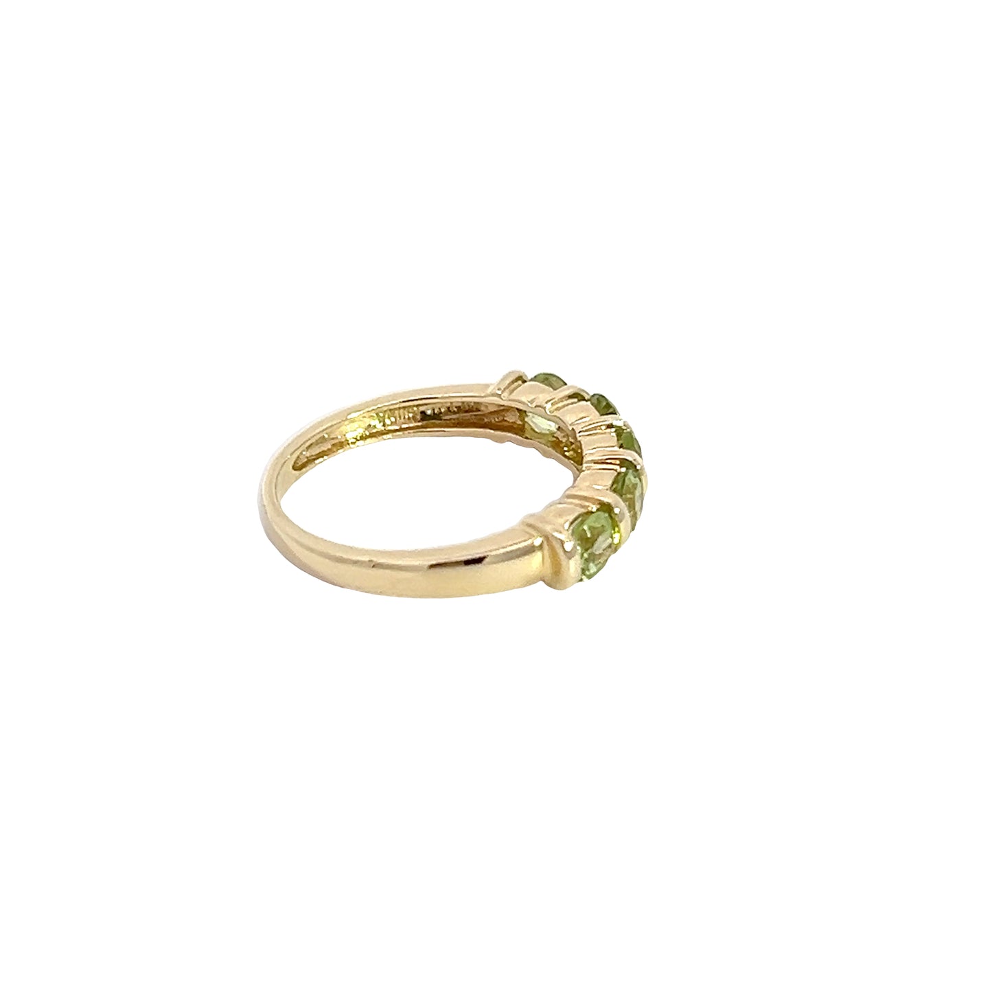 14K Peridot Stackable Ring
