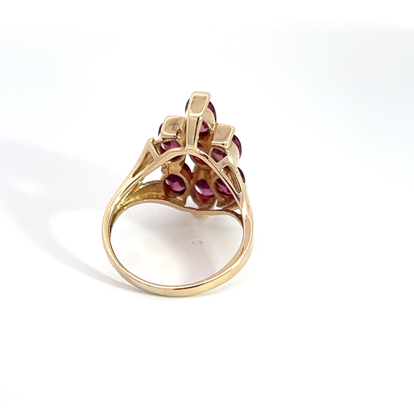 14K Rhodolite Garnet Ring
