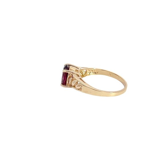 Rhodolite Garnet Ring