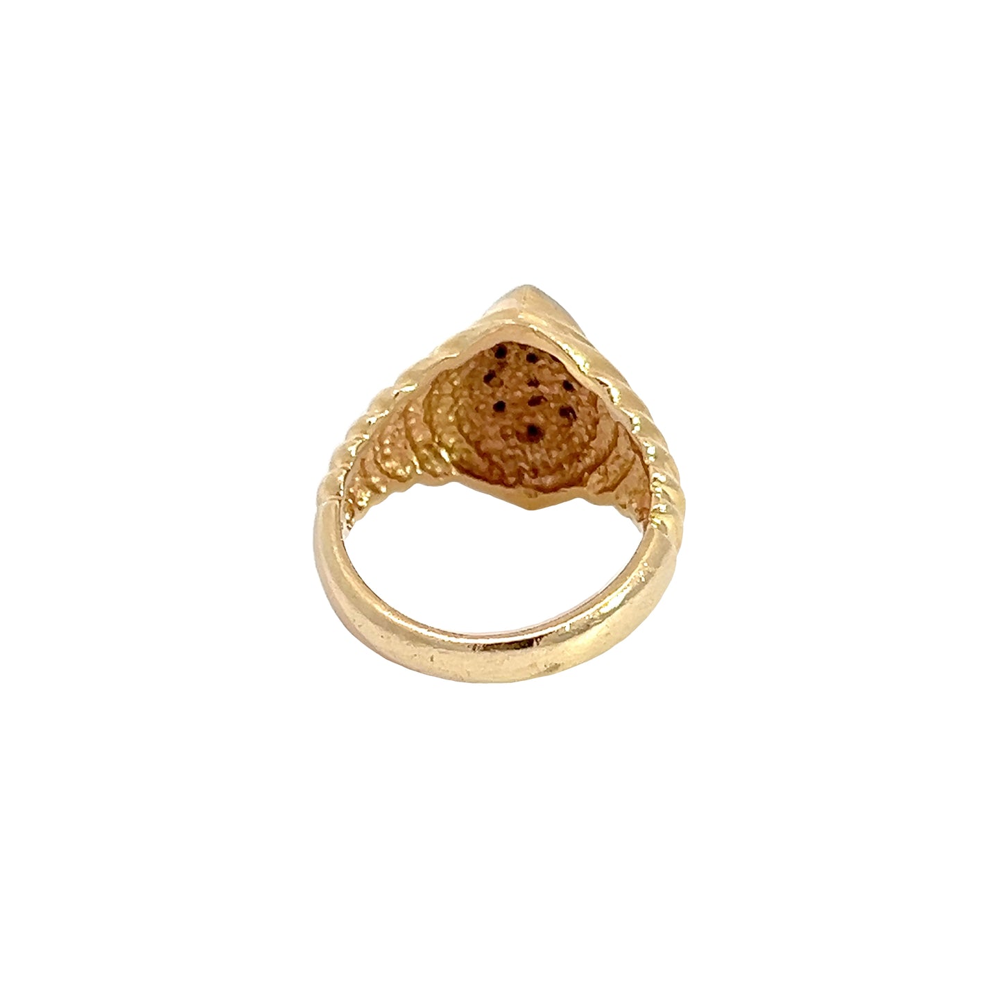 14K Yellow Gold & Diamond Ring
