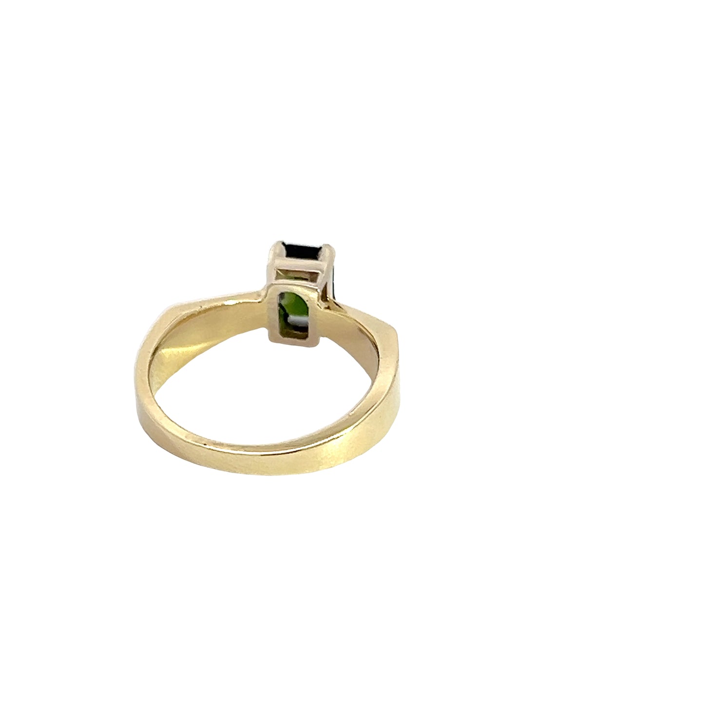 14K Green Tourmaline Ring
