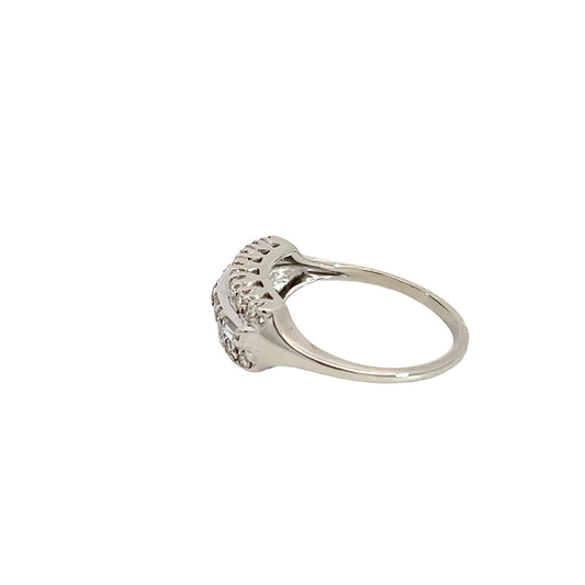 14k White Gold Diamond Ring