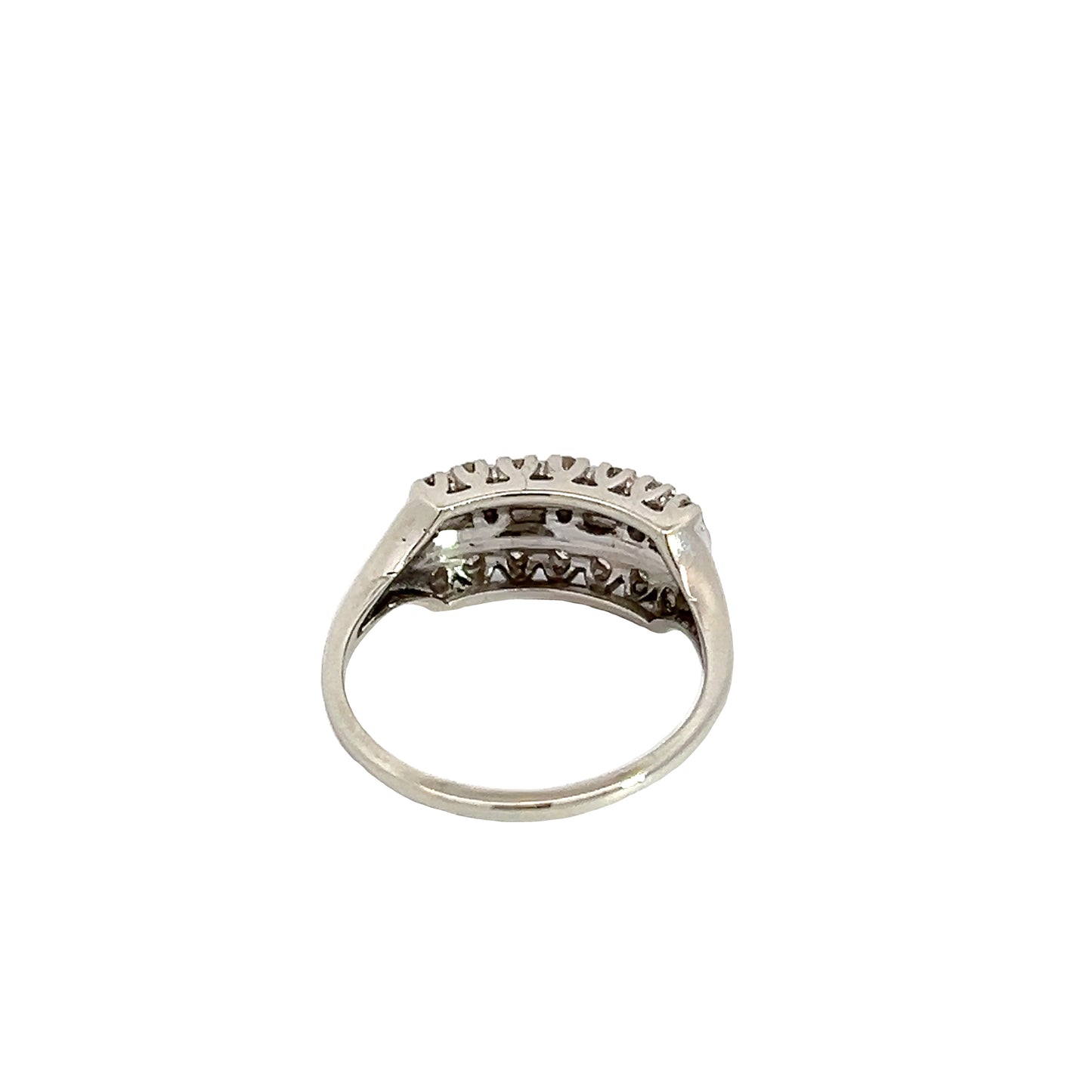 14k White Gold Diamond Ring