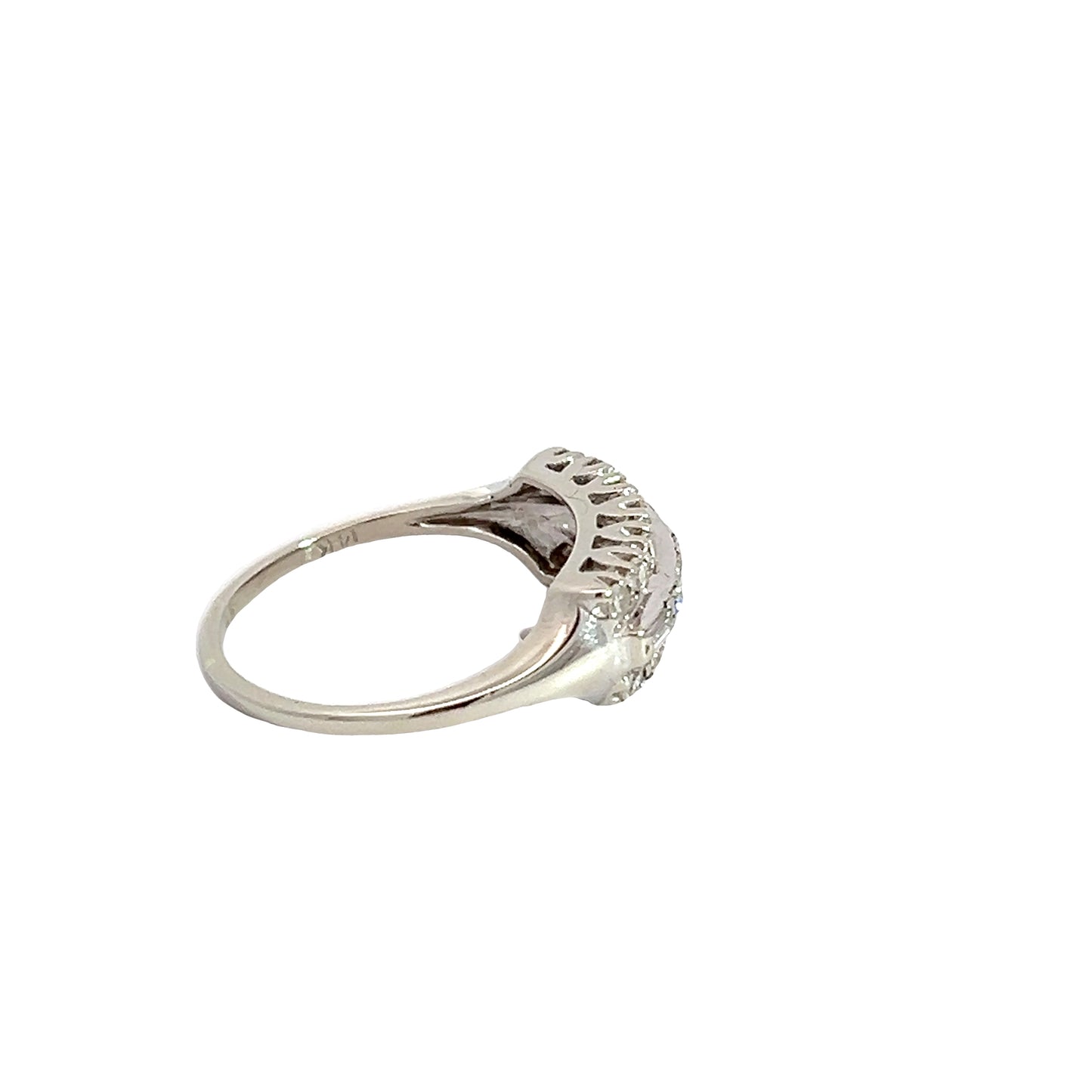 14k White Gold Diamond Ring