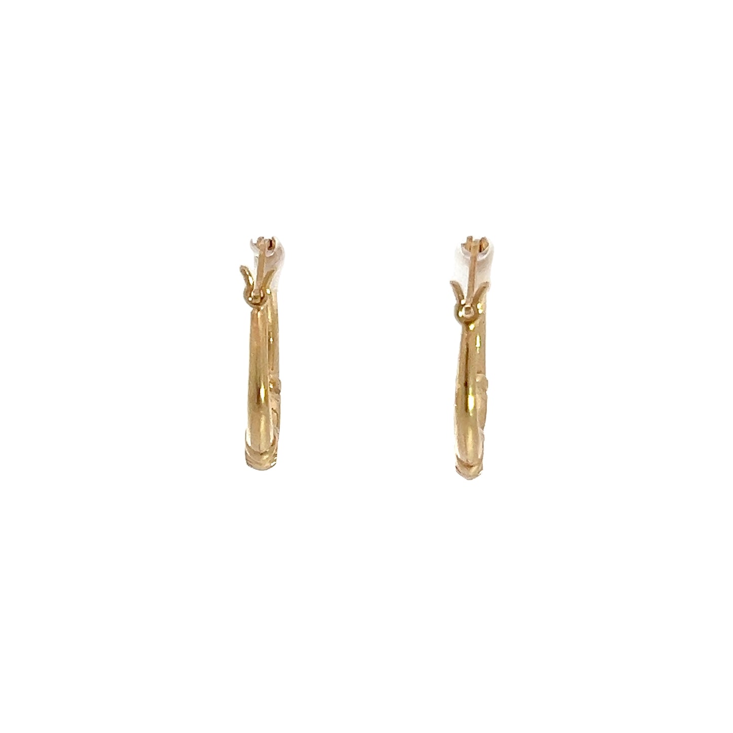14K Yellow Gold Hoops