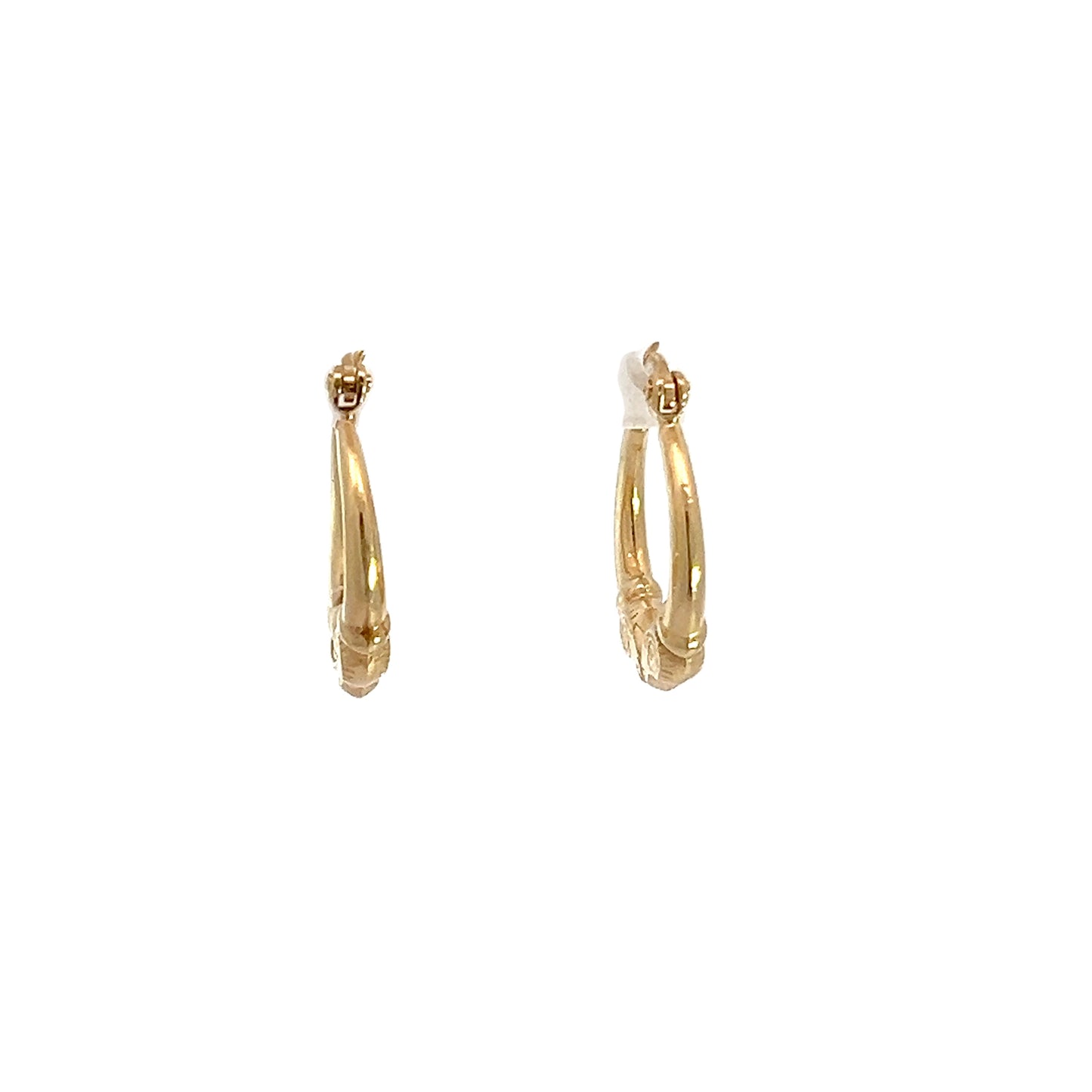 14K Yellow Gold Hoops