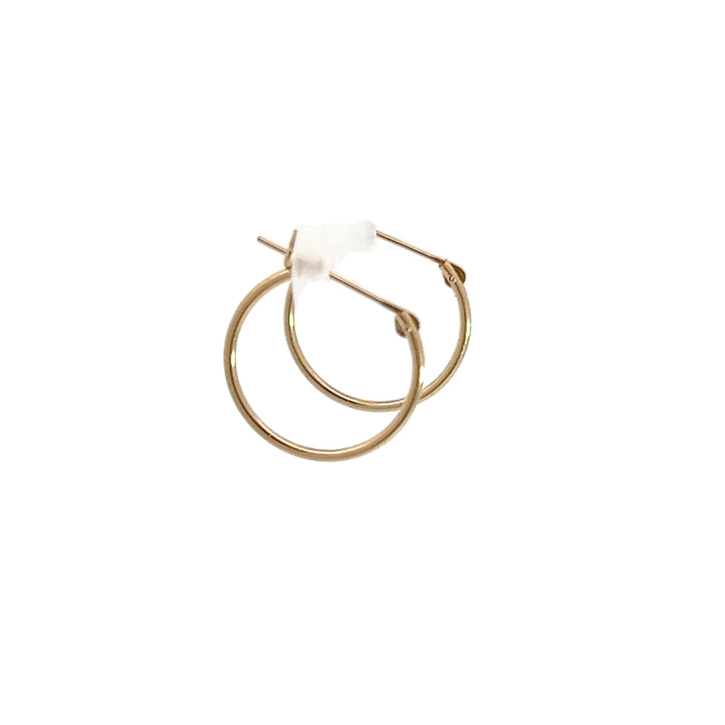 14K Yellow Gold Hoops