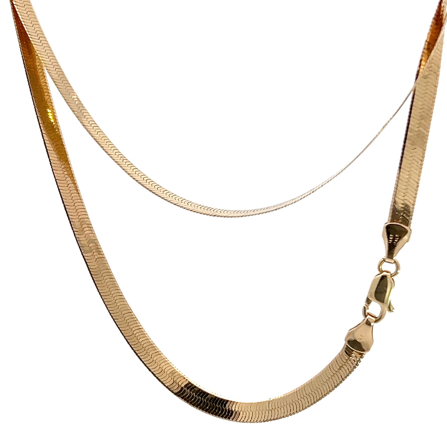 14K Herringbone Chain