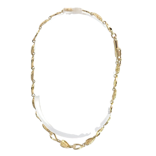 14K Yellow Gold Heart Bracelet