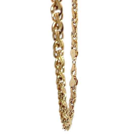 Yellow Gold Fancy Link Chain