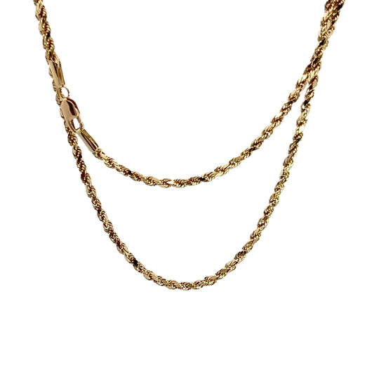 14K Rope Chain