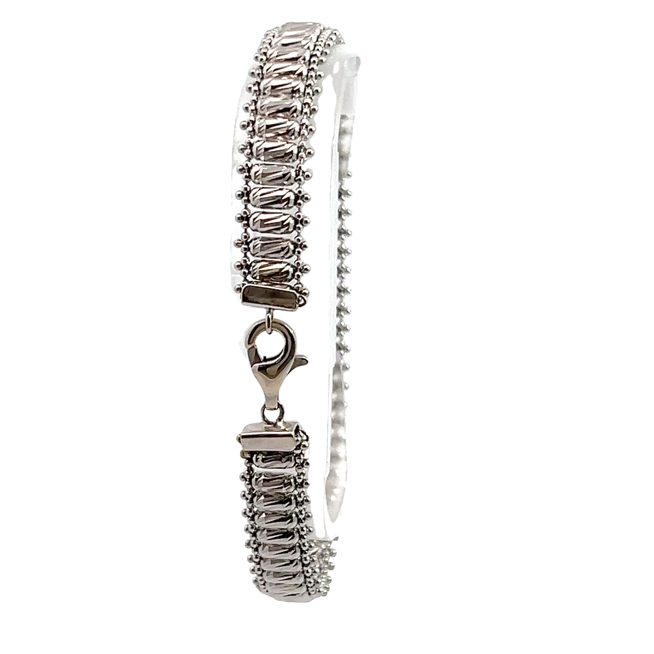 14K White Gold Bracelet