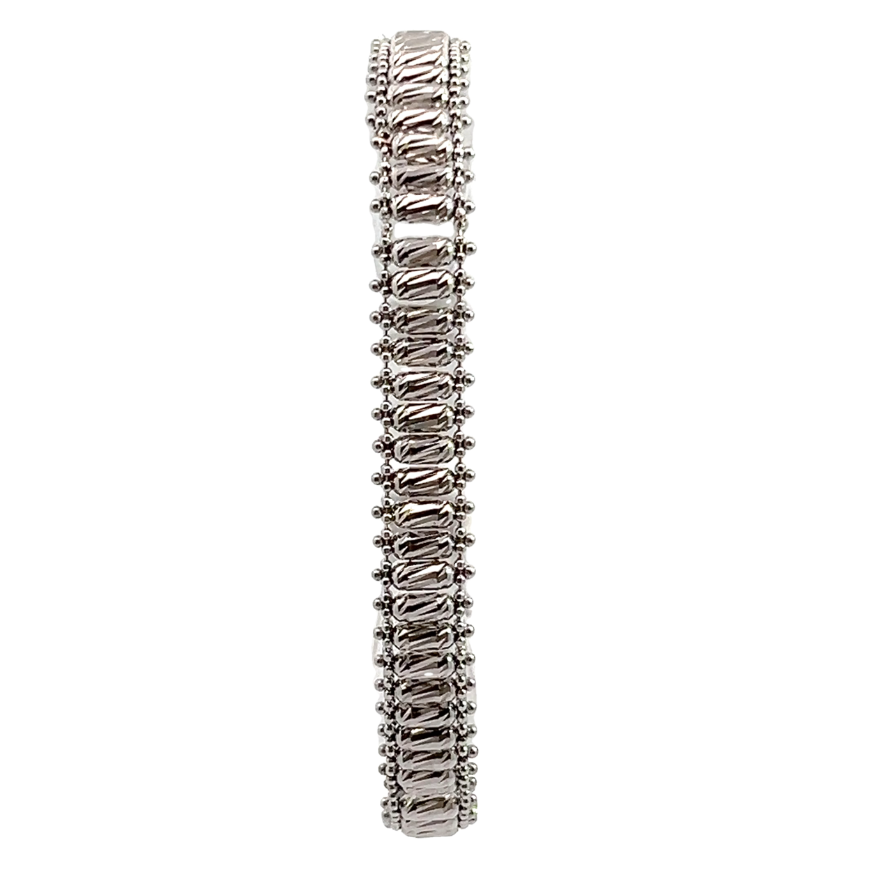 14K White Gold Bracelet