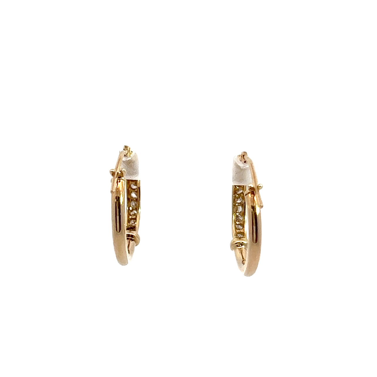 Diamond Hoop Earrings