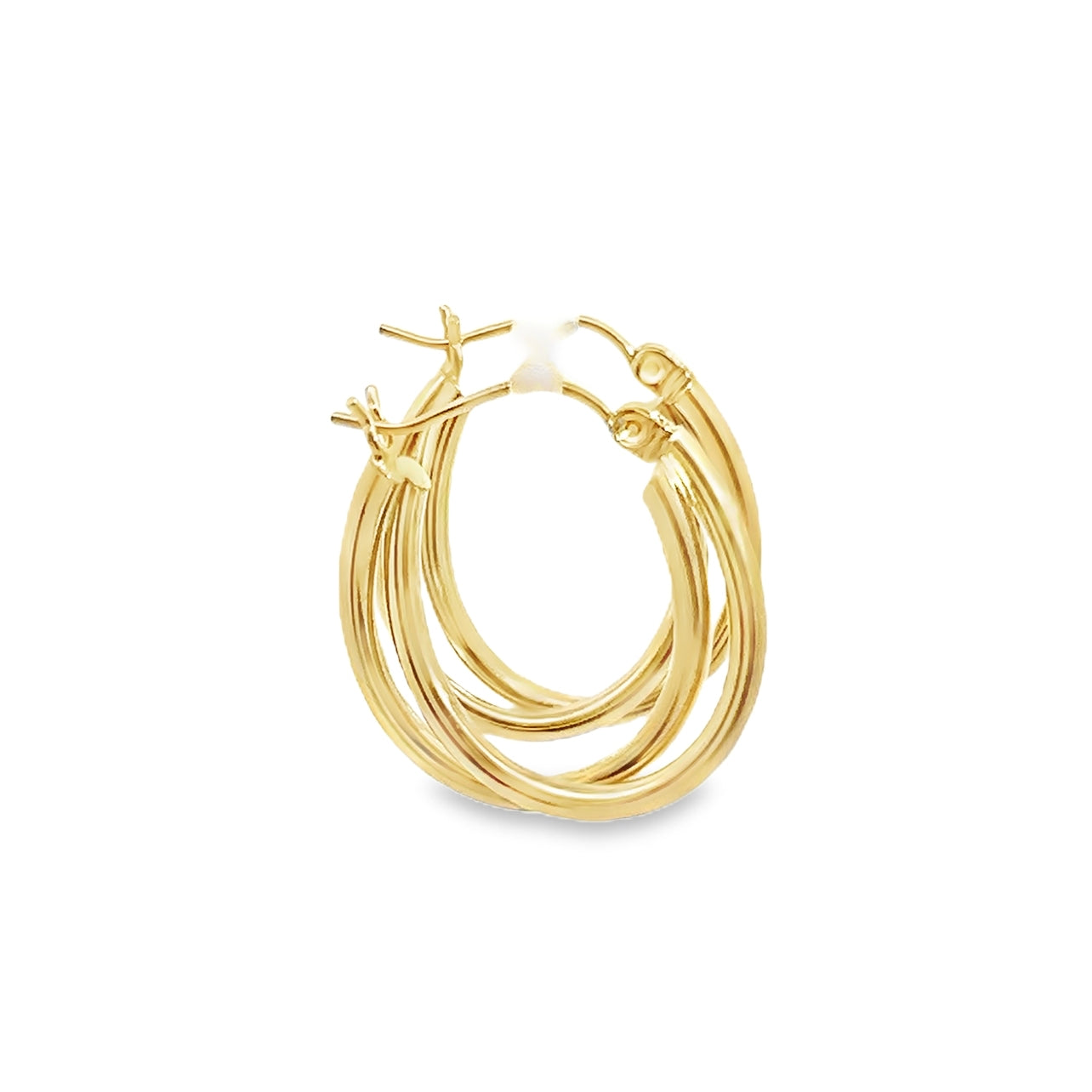 14K Multi-hoop Earrings