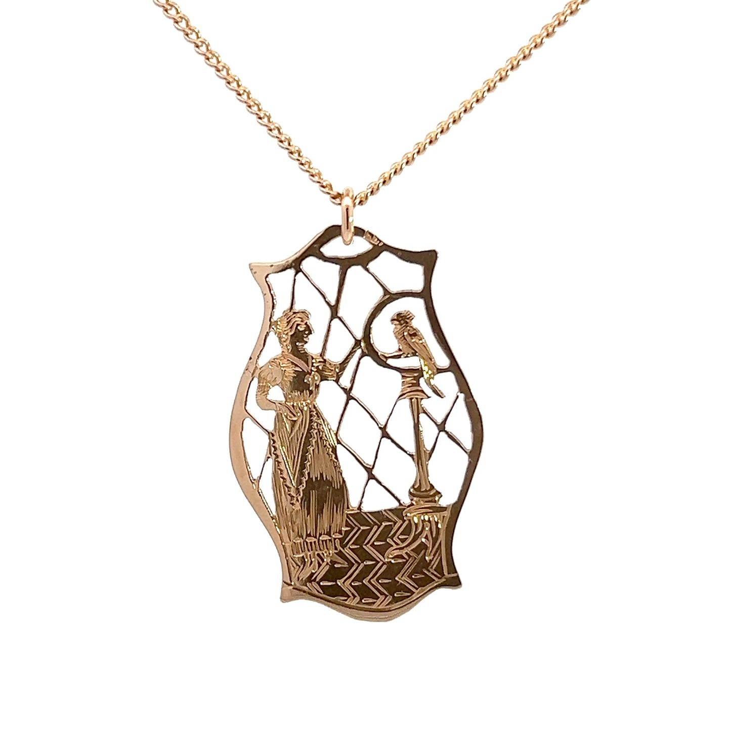 Antique Pendant and Chain