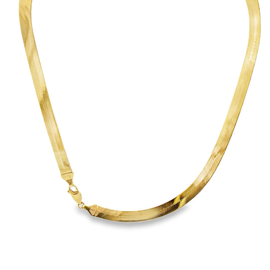 14K Herringbone Chain