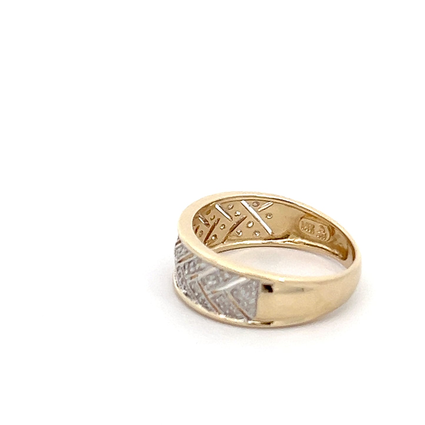 14K Diamond Band
