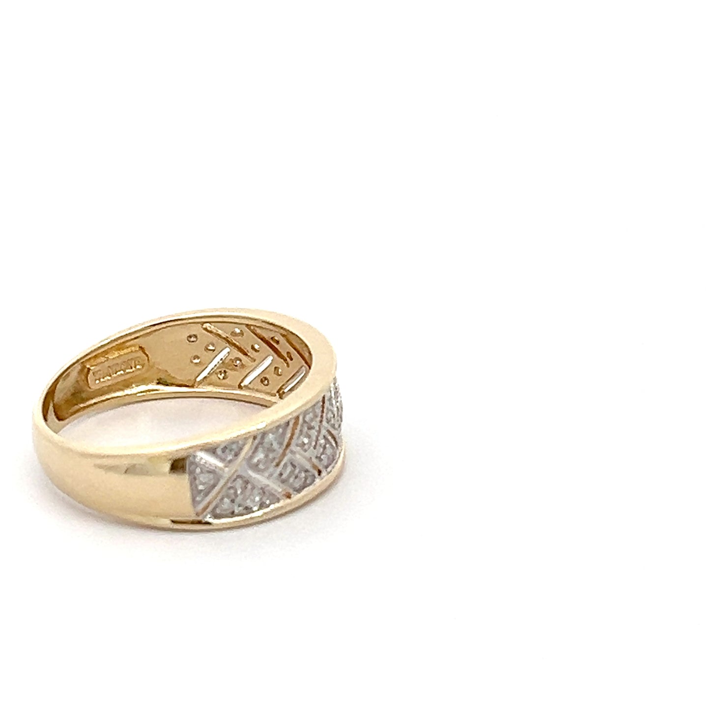 14K Diamond Band