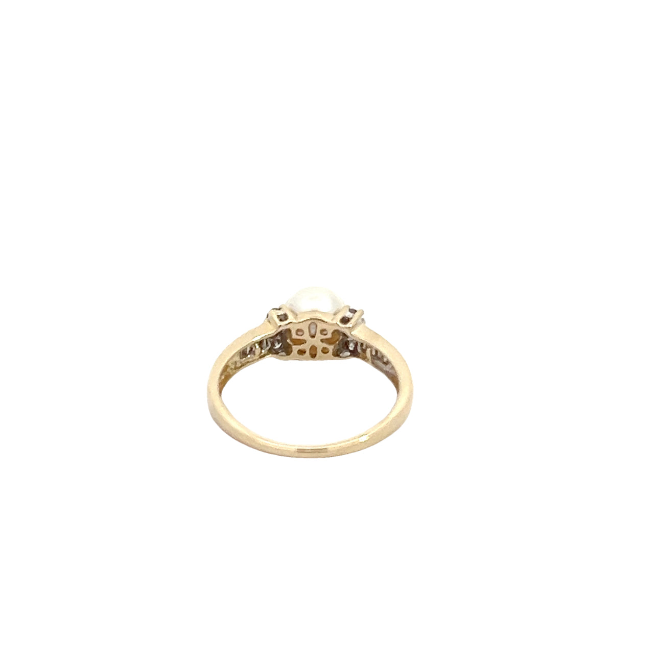 Pearl and Diamond Ring