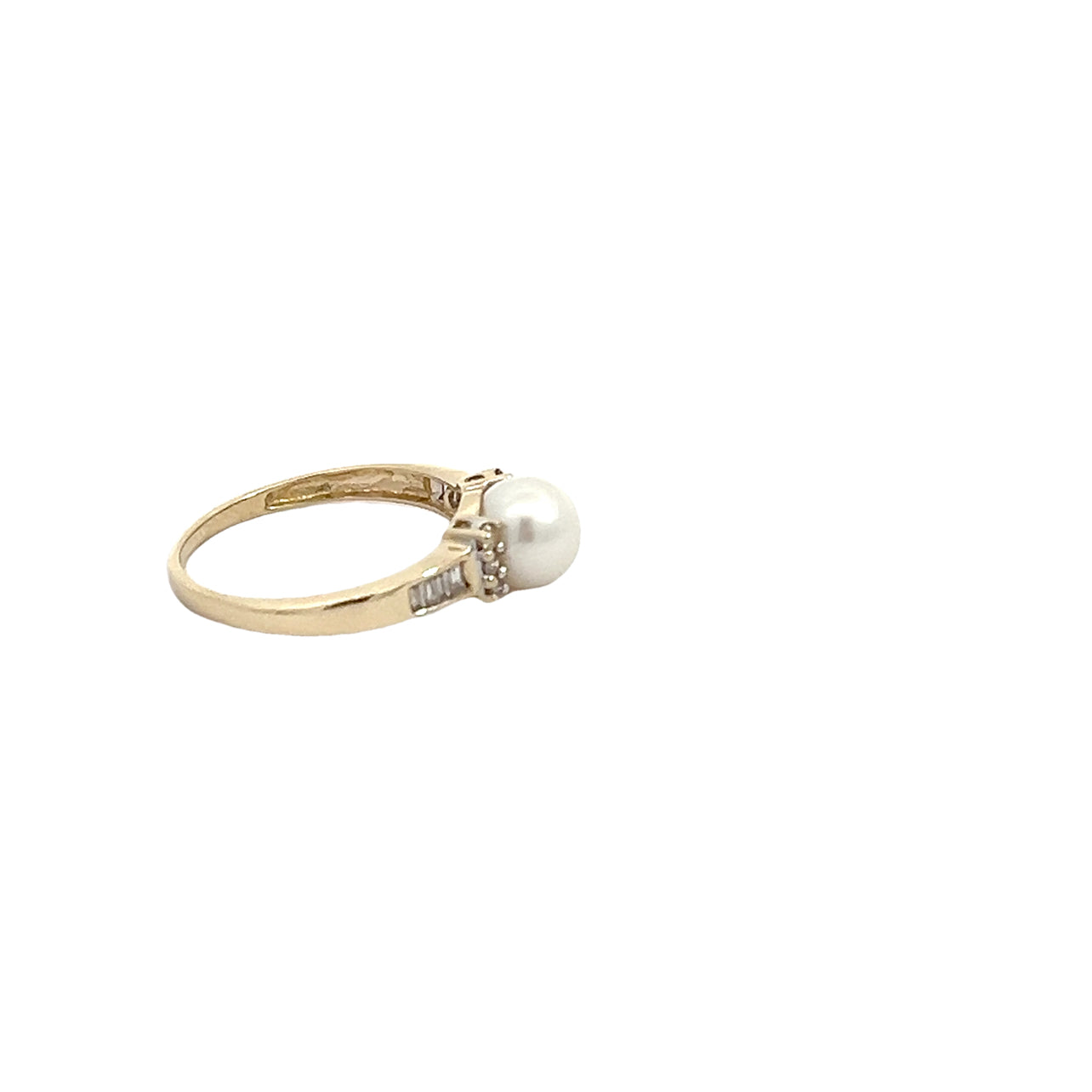 Pearl and Diamond Ring