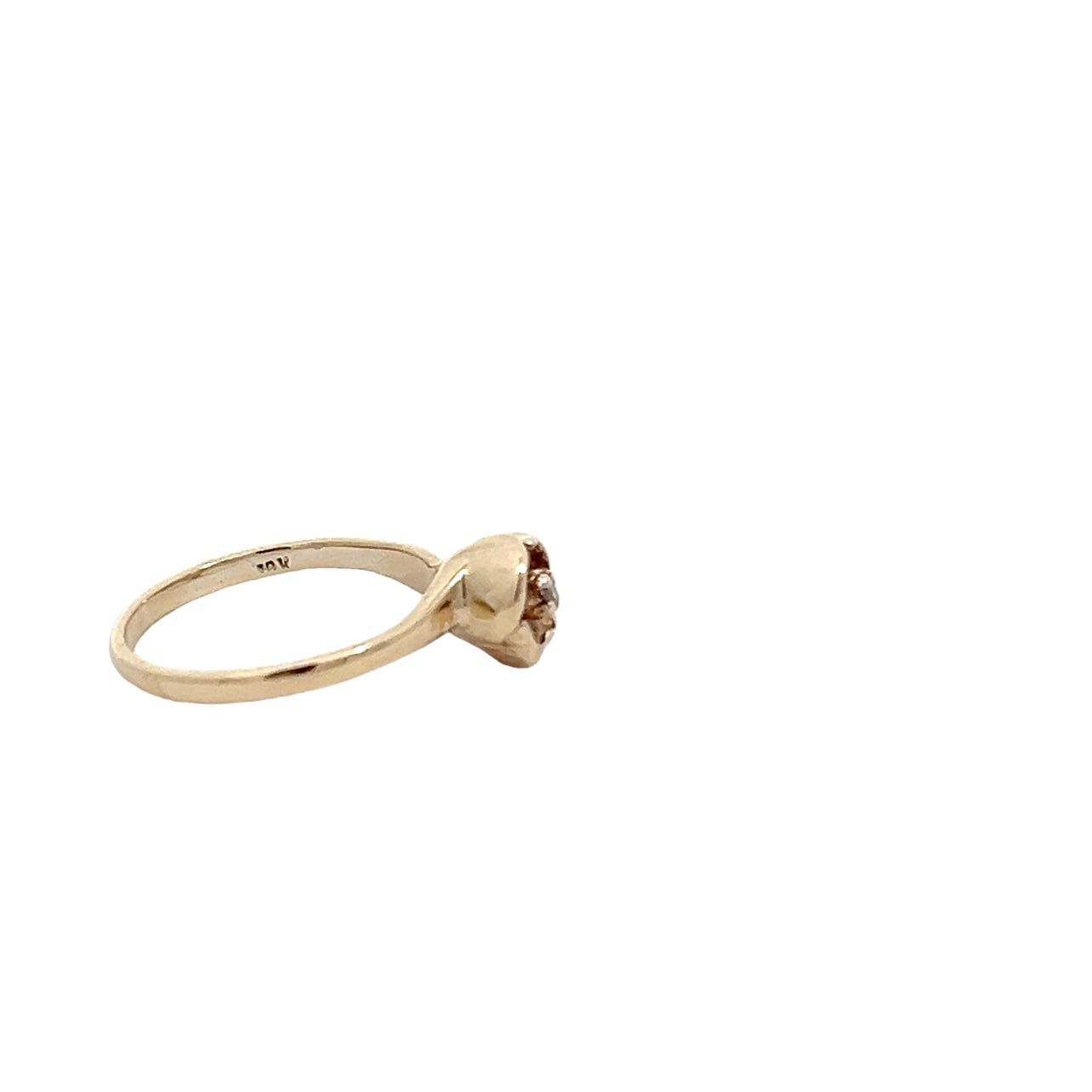 Yellow Gold Flower Ring