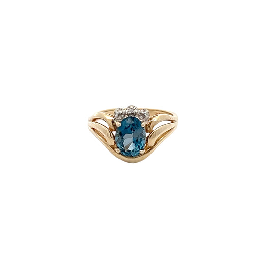 Blue Topaz Ring