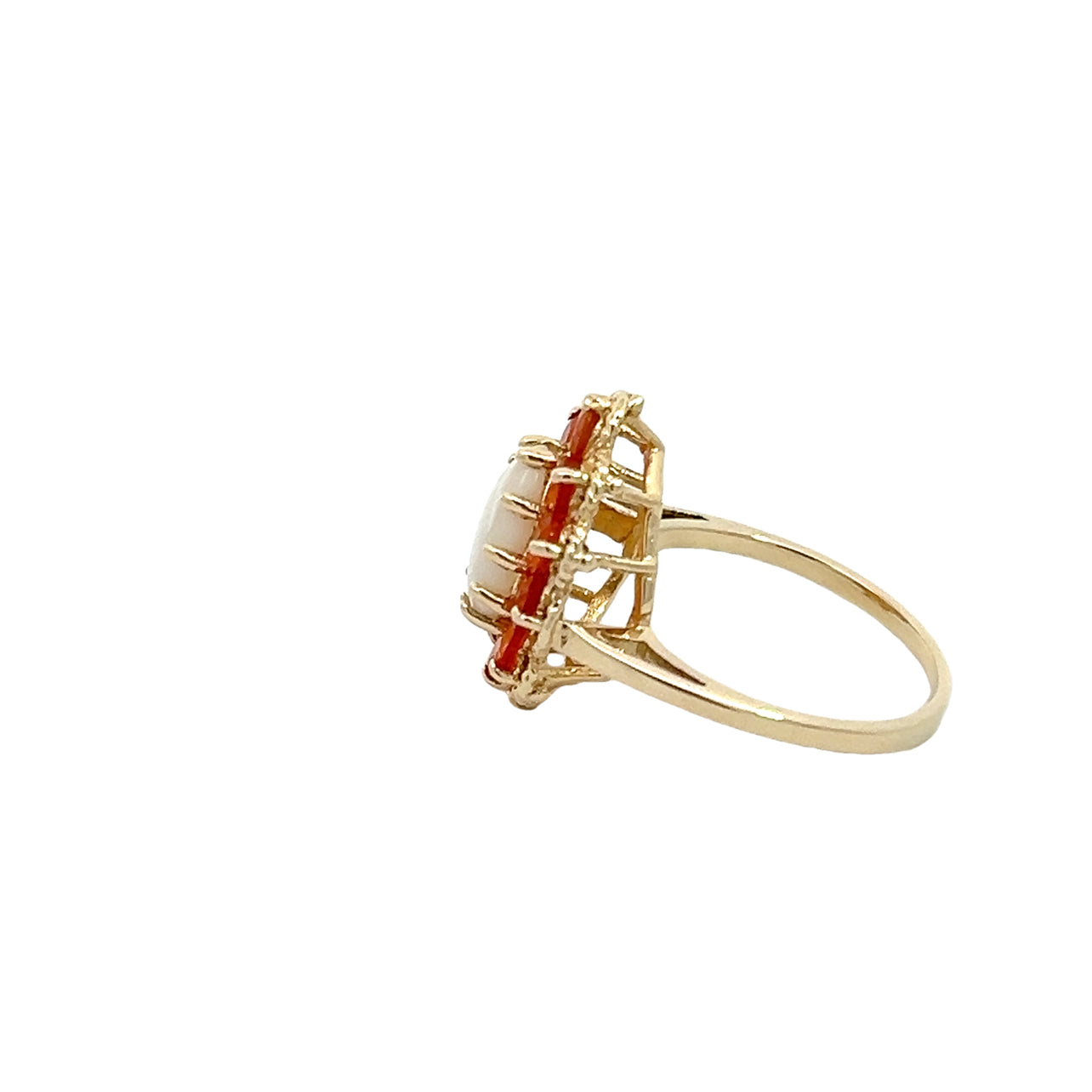 Opal & Citrine Ring
