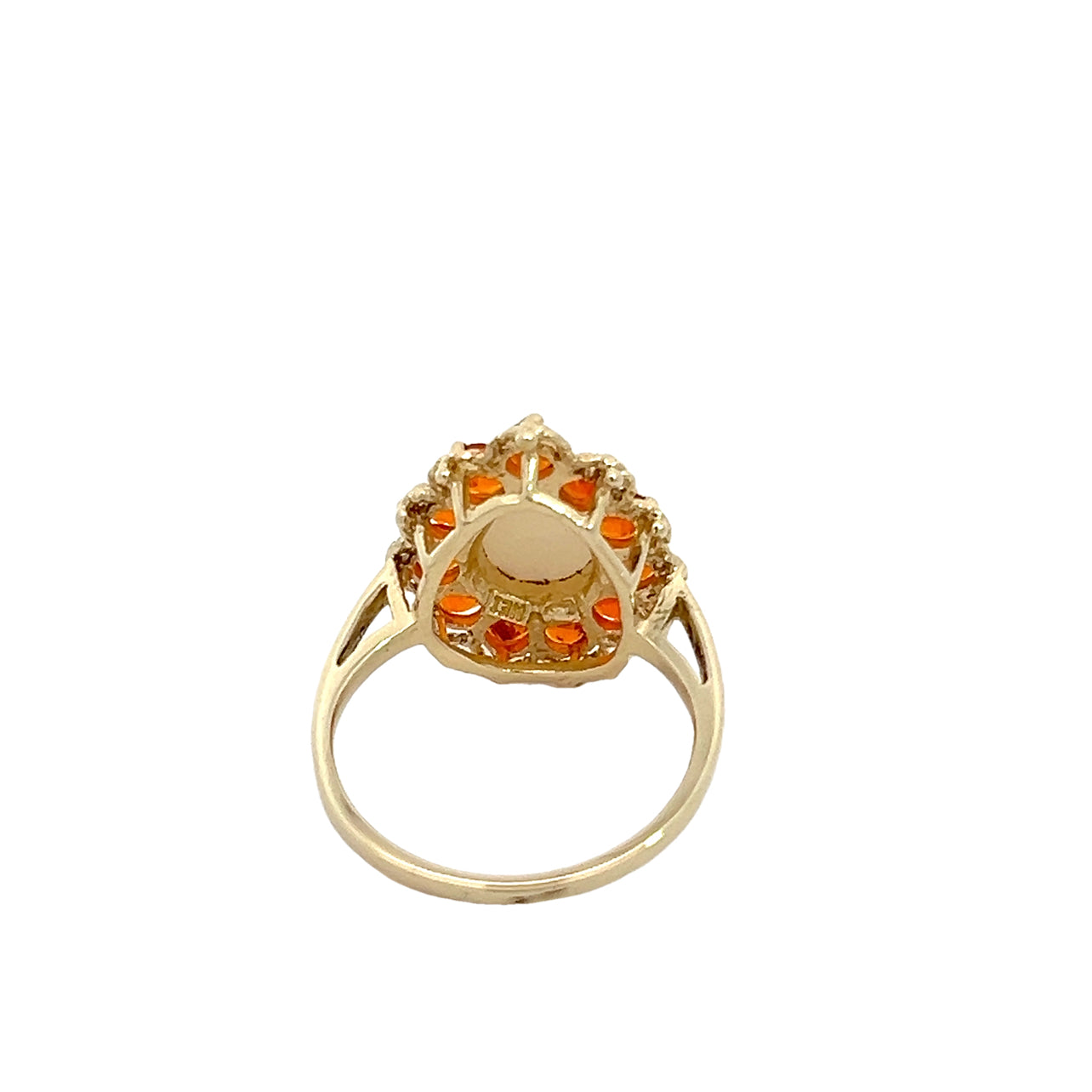 Opal & Citrine Ring