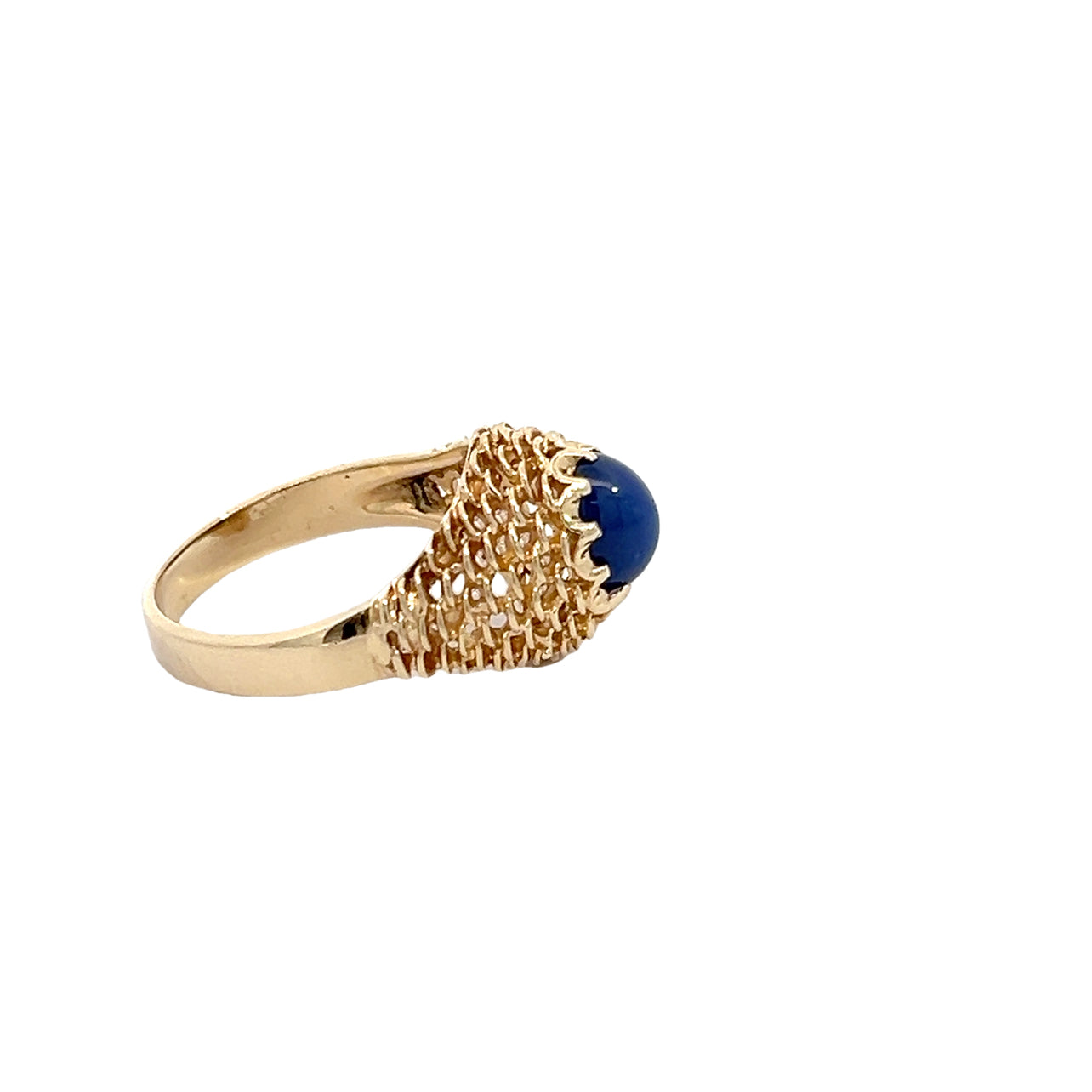 Vintage Blue Sapphire Ring