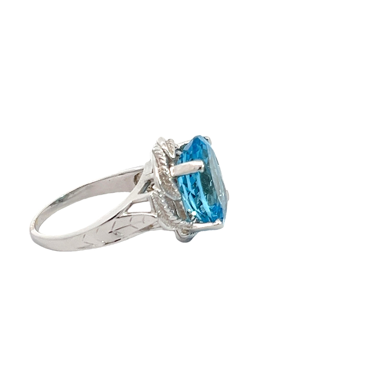Blue Topaz Ring