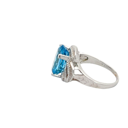 Blue Topaz Ring