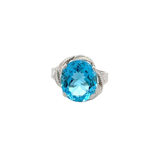 Blue Topaz Ring
