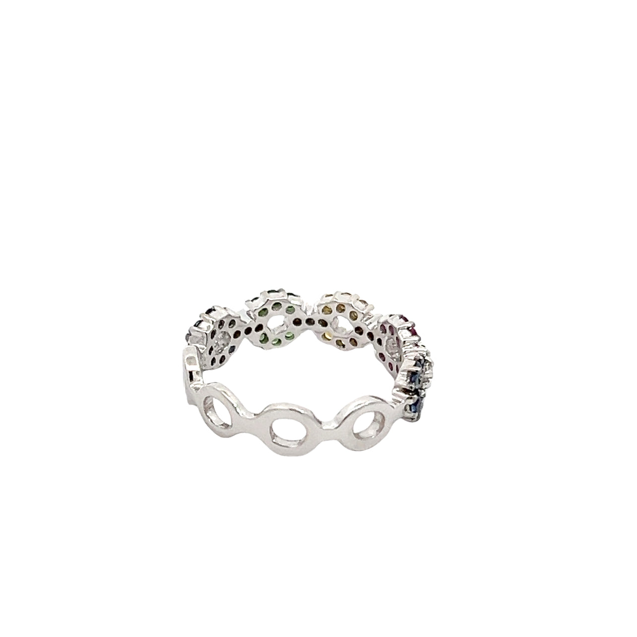 Multicolored Sapphire Ring