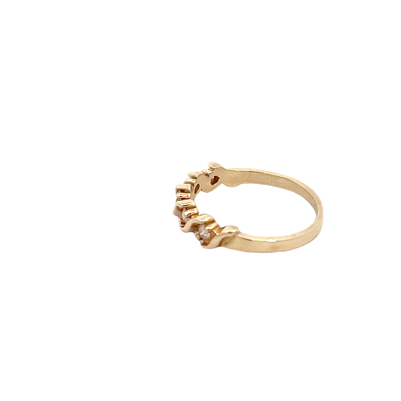 14K Diamond Band
