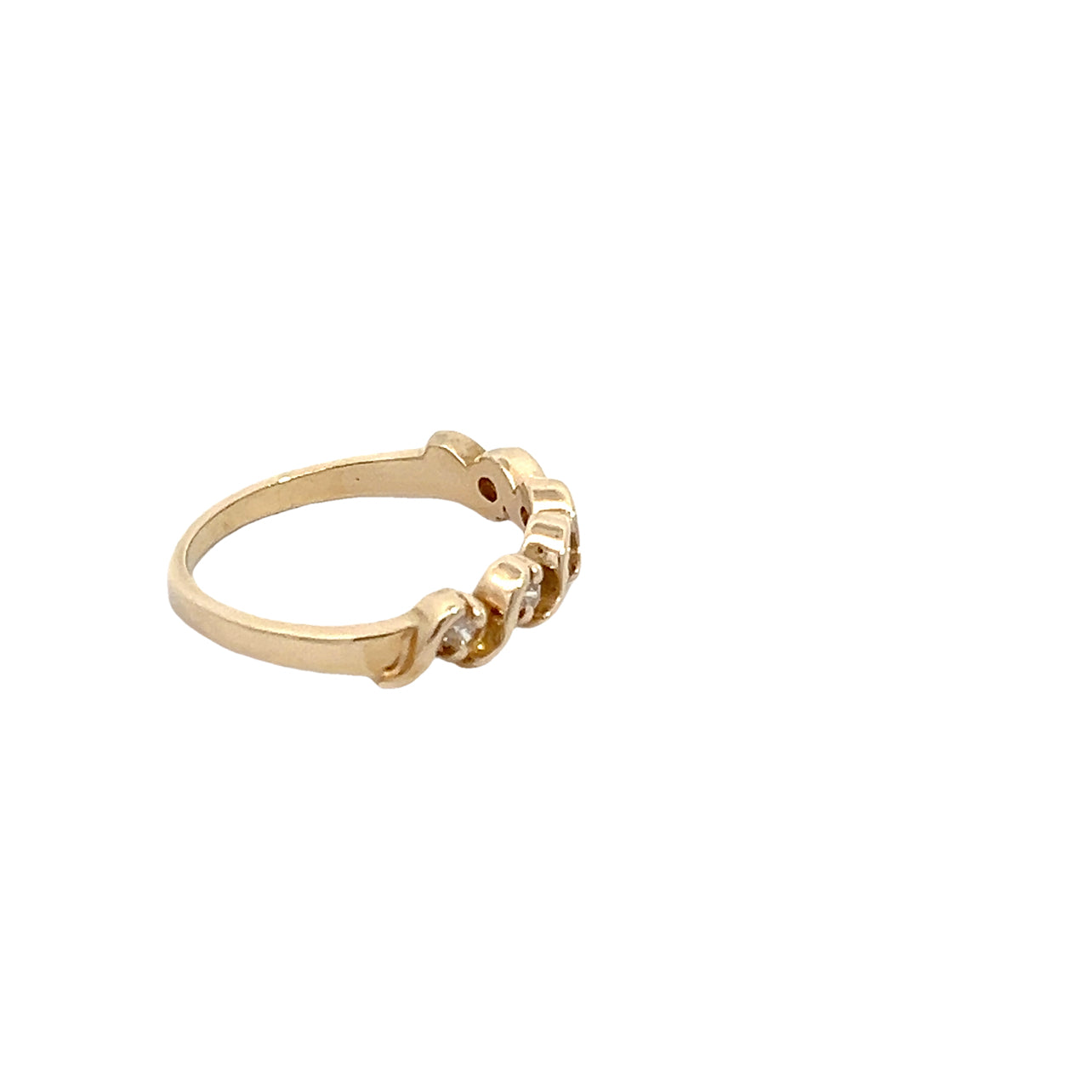 14K Diamond Band