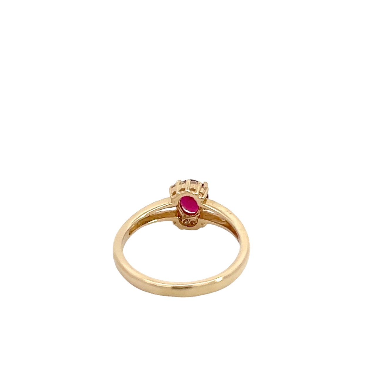 14K Created Ruby Ring