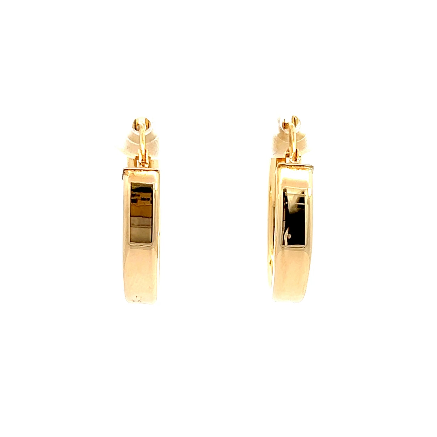 14K Yellow Gold Hoops