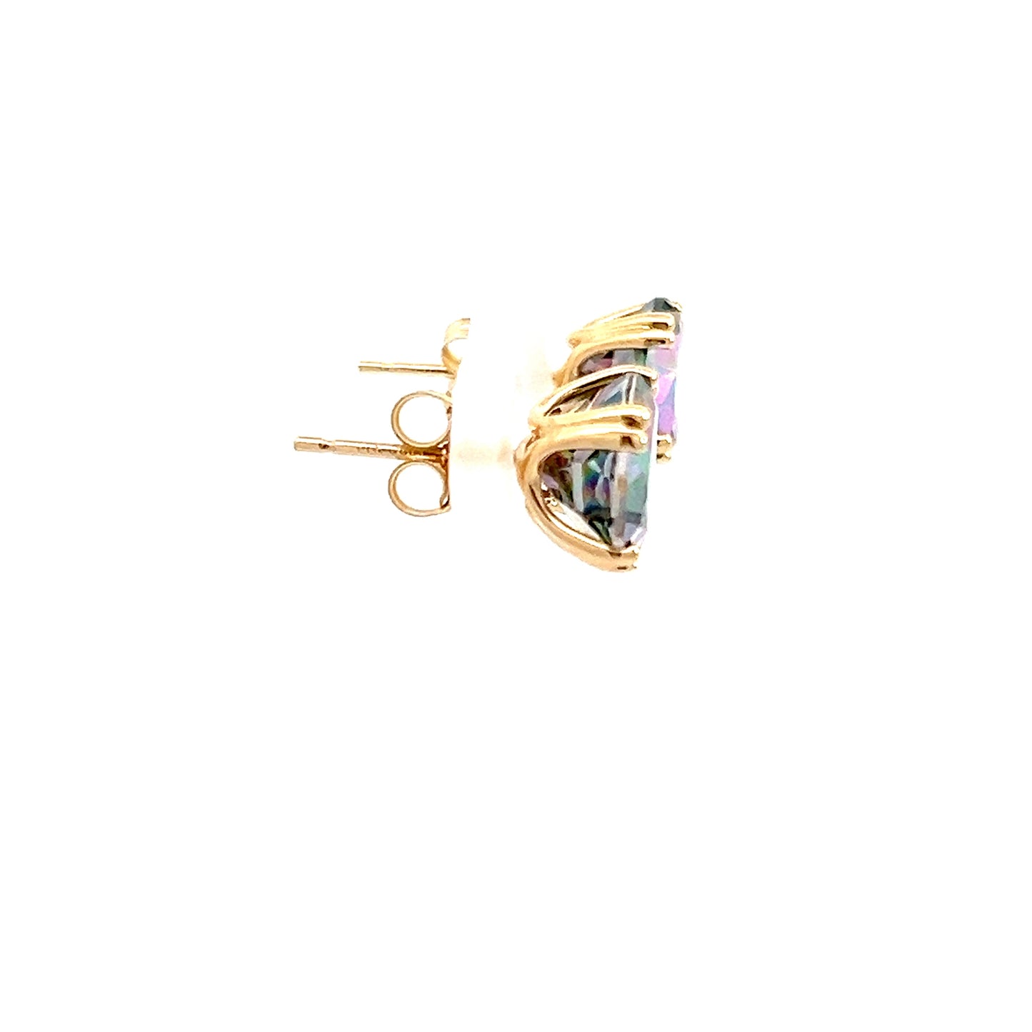 Mystic Topaz Stud Earrings
