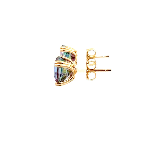Mystic Topaz Stud Earrings