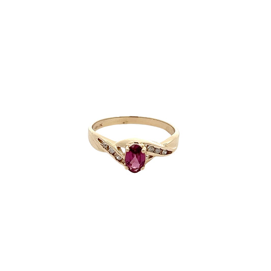 Rhodolite Garnet Ring