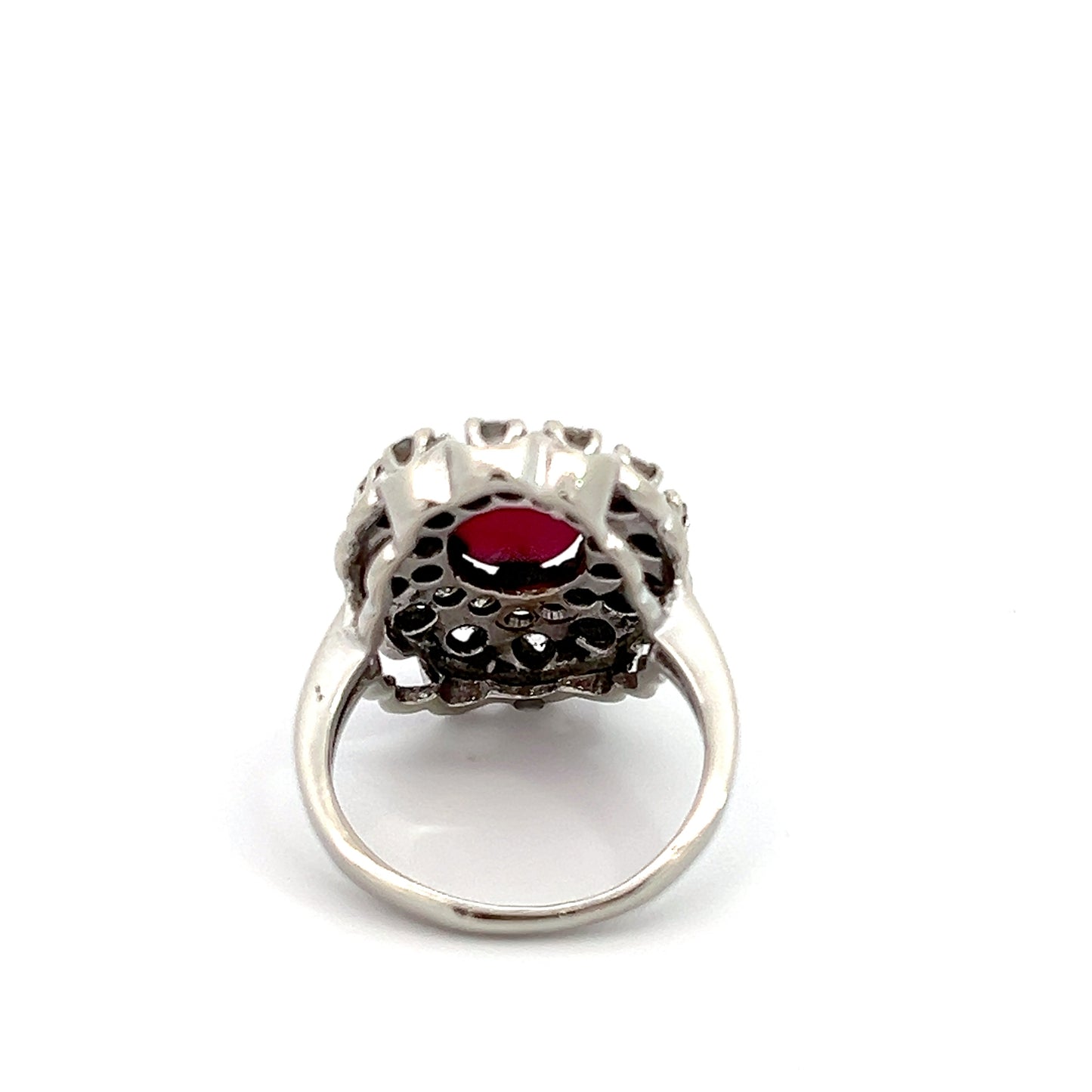 Vintage Star Ruby Diamond Ring
