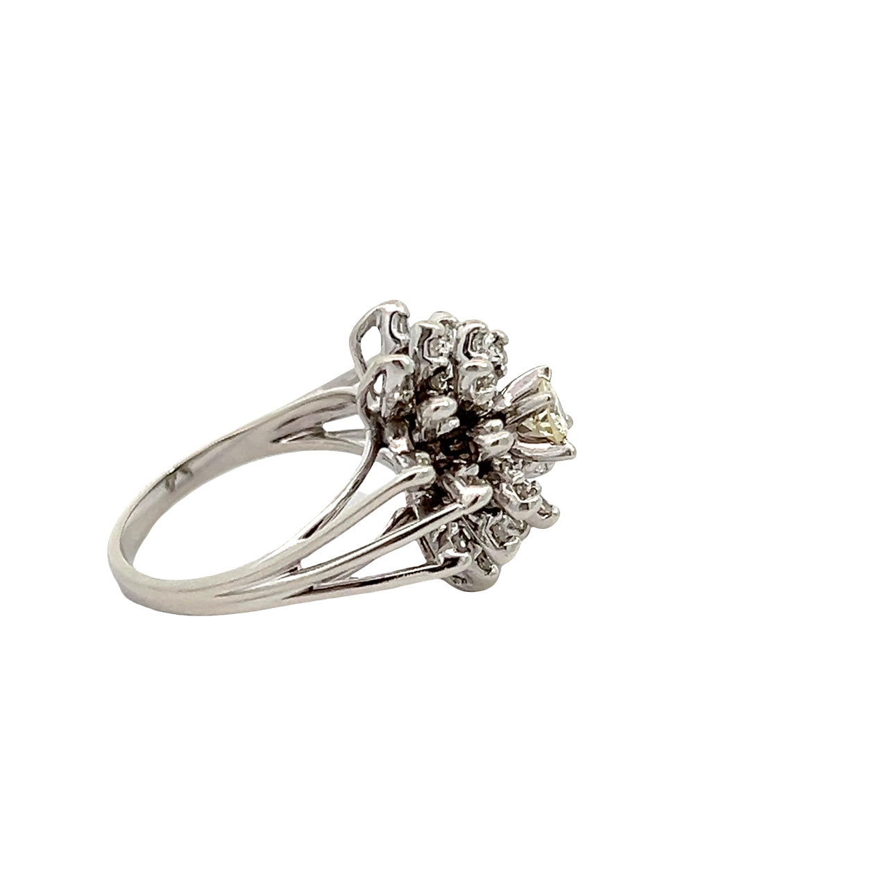 Diamond Cluster Ring