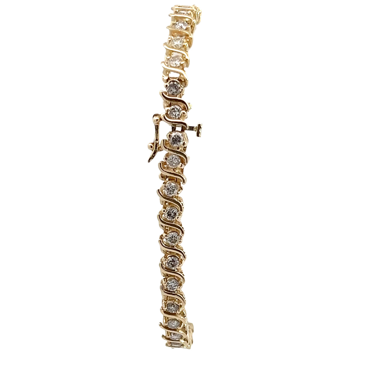 14K 3.00CTTW Diamond Tennis Bracelet