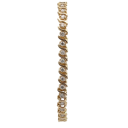14K 3.00CTTW Diamond Tennis Bracelet