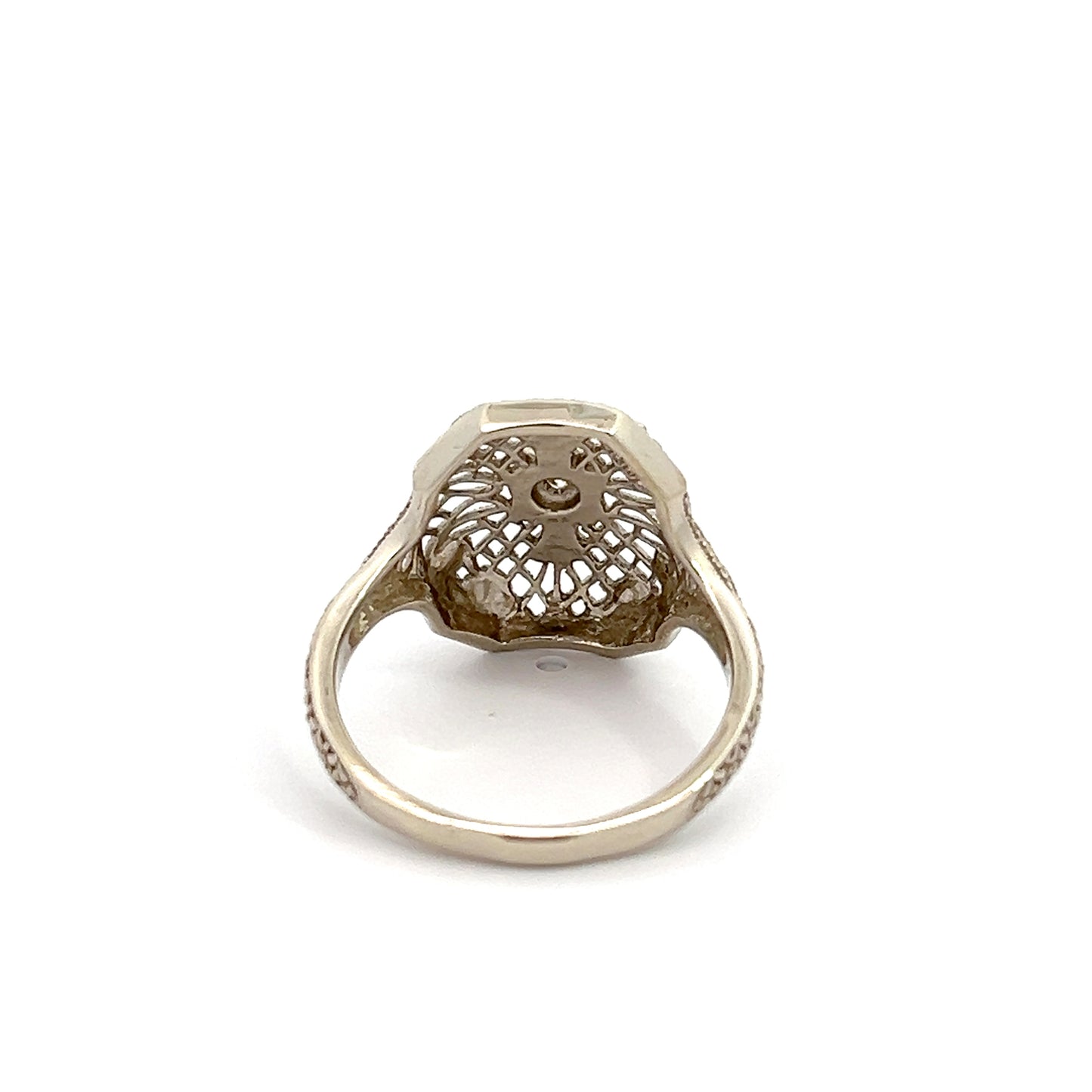 14K Antique Filigree Ring