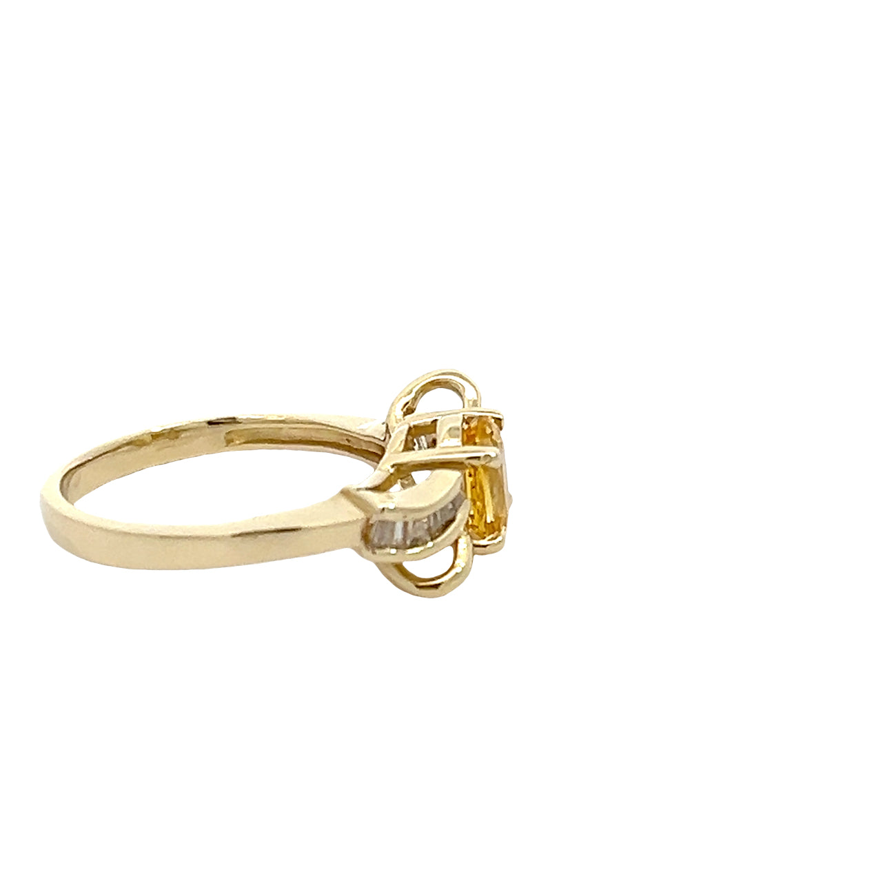14K Citrine Ring