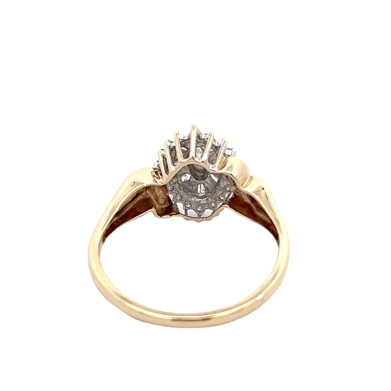 Diamond Cluster Ring