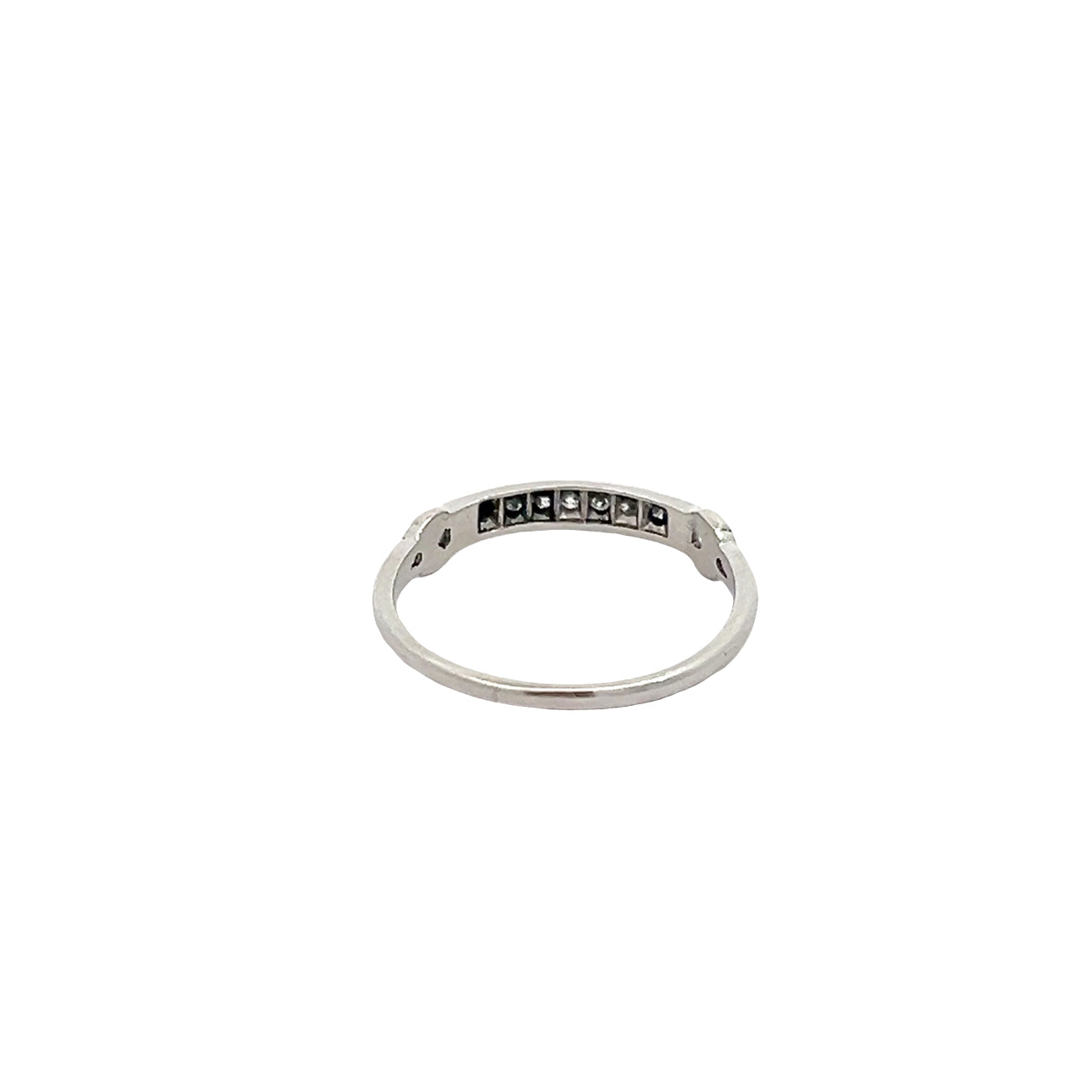 Antique Platinum Diamond Band